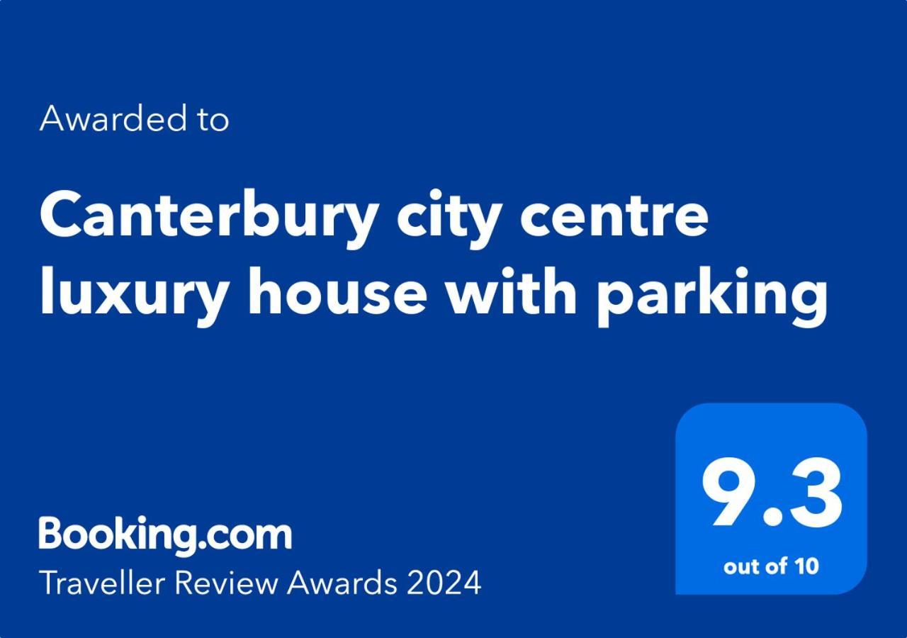 Luxury Central Home - Parking & Ev Point, Superking Bed Canterbury Exterior foto